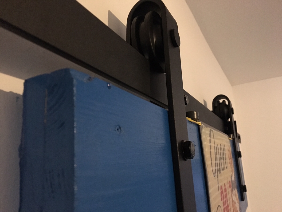穀倉門滑軌補強DIY｜自製拉門關不緊怎麼辦？華司墊片調整實錄